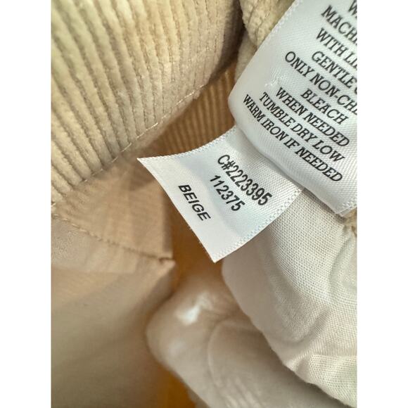 ALTAR'D STATE NWT High Rise Flare Corduroy Pants Beige Size 30 Hippie Fall - Picture 7 of 8